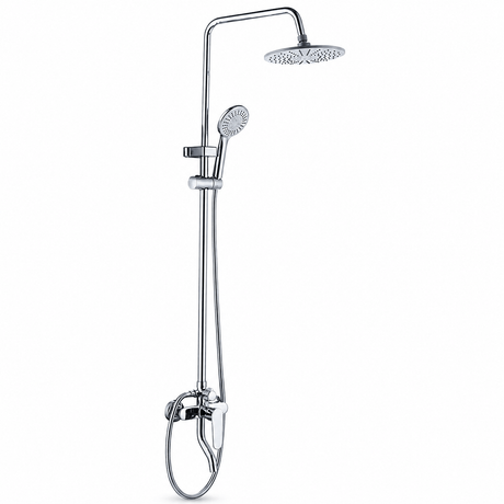 Wahkit Shower Set & Head Wahkit Chrome Round Head Wall Mounted Rain Shower Set in Copper - K-8837