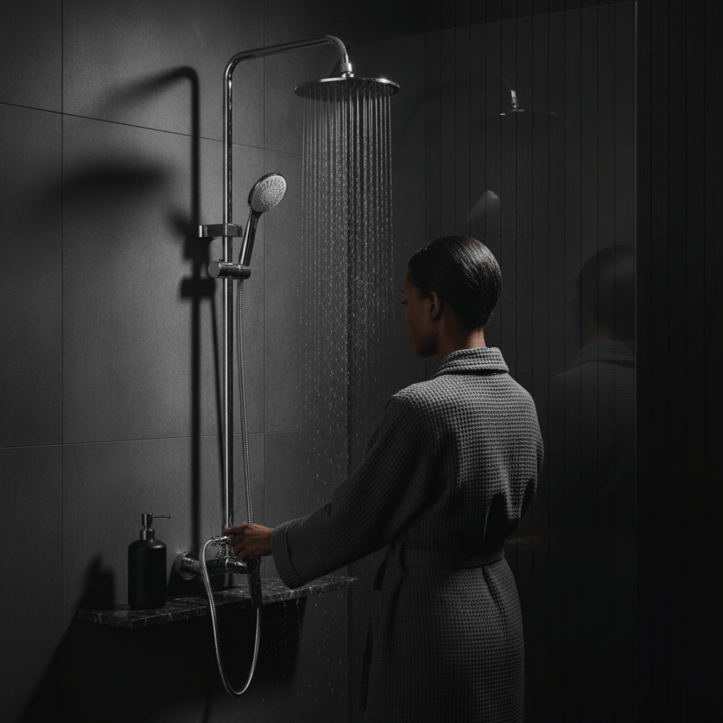 Wahkit Shower Set & Head Wahkit Chrome Round Head Wall Mounted Rain Shower Set in Copper - K-8837