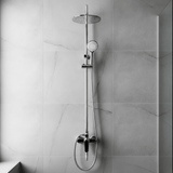 Wahkit Shower Set & Head Wahkit Chrome Round Head Wall Mounted Rain Shower Set in Copper - K-8837
