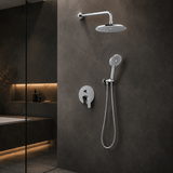Wahkit Shower Set & Head Wahkit Chrome Slim Head Concealed Rain Shower Set in Copper - K-8414