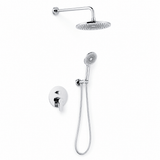 Wahkit Shower Set & Head Wahkit Chrome Slim Head Concealed Rain Shower Set in Copper - K-8414