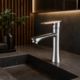 Wahkit Bathroom Faucet Wahkit Chrome Slim Lever Basin Mixer Tap in Zinc Alloy - K-8903