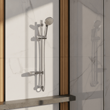 Wahkit Shower Set & Head Wahkit Chrome Slim Shower Slide Bar Set in Stainless Steel - K-P439