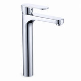 Wahkit Bathroom Faucet Wahkit Chrome Slim Tall Basin Mixer Tap in Copper - K-8165