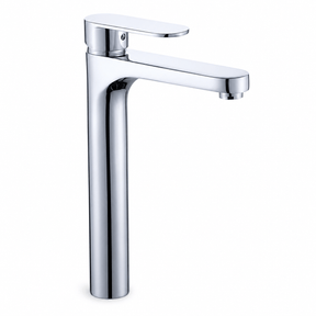 Wahkit Bathroom Faucet Wahkit Chrome Slim Tall Basin Mixer Tap in Copper - K-8165