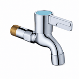Wahkit Taps & Faucets Wahkit Chrome Square Handle Wall Bib Tap in Copper - K-8758A