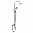 Wahkit Shower Set & Head Wahkit Chrome Square Head Wall Mounted Rain Shower Set in Copper - K-8835