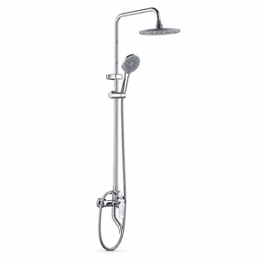 Wahkit Shower Set & Head Wahkit Chrome Square Head Wall Mounted Rain Shower Set in Copper - K-8835
