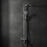 Wahkit Shower Set & Head Wahkit Chrome Square Head Wall Mounted Rain Shower Set in Copper - K-8835