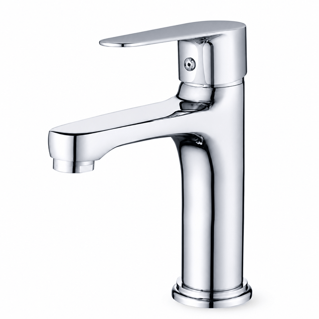 Wahkit Bathroom Faucet Wahkit Chrome Square Lever Basin Mixer Tap in Copper - K-8140