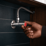 Wahkit Taps & Faucets Wahkit Chrome Tapered Angle Valve in Copper - K-8650A