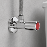 Wahkit Taps & Faucets Wahkit Chrome Tapered Angle Valve in Stainless Steel - K-8648A