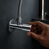 Wahkit Taps & Faucets Wahkit Chrome Tapered Angle Valve in Stainless Steel - K-8648A