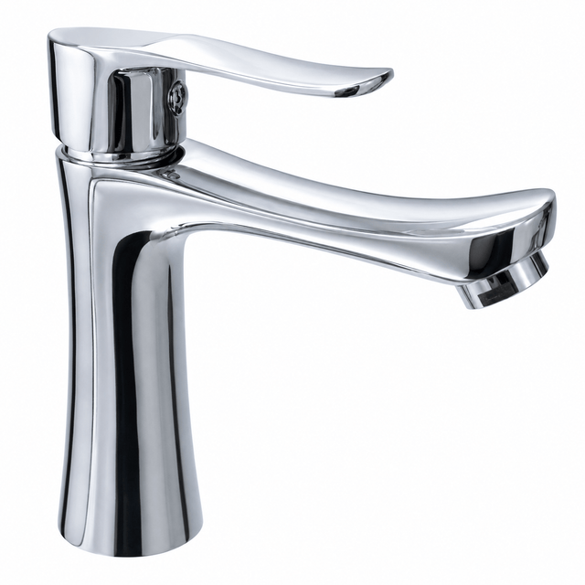 Wahkit Bathroom Faucet Wahkit Chrome Wide Spout Basin Mixer Tap in Zinc Alloy - K-8982