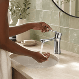 Wahkit Bathroom Faucet Wahkit Chrome Wide Spout Basin Mixer Tap in Zinc Alloy - K-8982