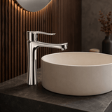 Wahkit Bathroom Faucet Wahkit Chrome Wide Spout Basin Mixer Tap in Zinc Alloy - K-8982