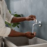 Wahkit Taps & Faucets Wahkit Chrome Wing Handle Wall Bib Tap in Zinc Alloy - K-8753