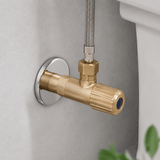 Wahkit Taps & Faucets Wahkit Gold Tapered Angle Valve in Steel - K-8655JA