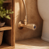 Wahkit Taps & Faucets Wahkit Gold Tapered Angle Valve in Steel - K-8655JA
