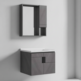 Wahkit Bathroom Vanity & Cabinets Wahkit Grey Plywood Bathroom Vanity with Basin and Mirror 600mm - K-9147