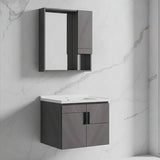 Wahkit Bathroom Vanity & Cabinets Wahkit Grey Plywood Bathroom Vanity with Smart Mirror 600mm - K-9147A