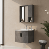 Wahkit Bathroom Vanity & Cabinets Wahkit Grey Plywood Bathroom Vanity with Smart Mirror 600mm - K-9147A