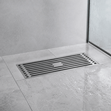 Wahkit Drains Wahkit Gunmetal Linear Slot Floor Drain in 304 Stainless Steel - K-D431Q & K-D432Q