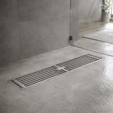 Wahkit Drains Wahkit Gunmetal Linear Slot Floor Drain in 304 Stainless Steel - K-D431Q & K-D432Q
