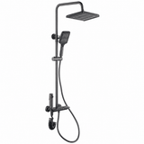Wahkit Shower Set & Head Wahkit Gunmetal Square Head Wall Mounted Rain Shower Set in Copper - K-8859Q