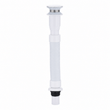 Wahkit Plumbing Parts & Fittings Wahkit Round Drain Head with 30cm White ABS Pipe - K-X419