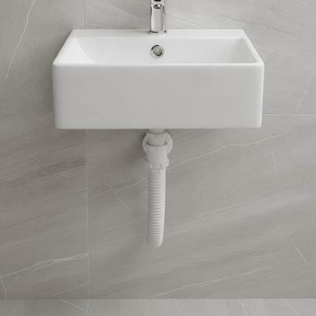 Wahkit Plumbing Parts & Fittings Wahkit Square Drain Head with 30cm White ABS Pipe - K-X418