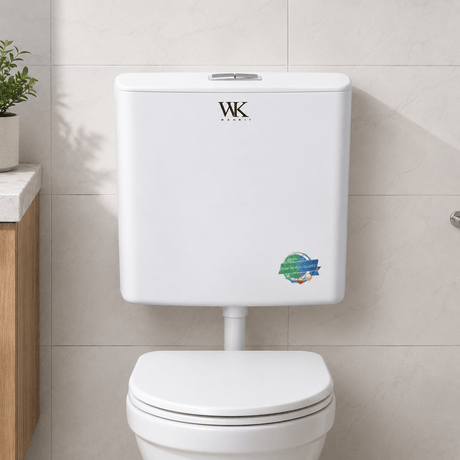 Wahkit Toilet & Urinal Wahkit White Toilet Cistern in Plastic - C1001-T