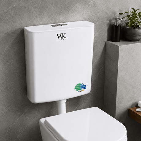 Wahkit Toilet & Urinal Wahkit White Toilet Cistern in Plastic - C1001-T