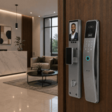 Westa Smart Locks & Digital Access Westa 100-User Smart Door Lock with 3D Face Recognition, Fingerprint Unlock & Video Intercom for Chinese Style Doors - WHK36S-6068