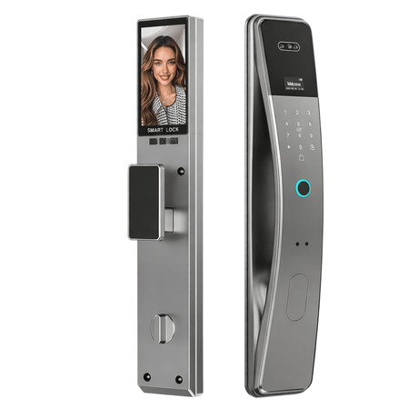 Westa Smart Locks & Digital Access Westa 100-User Smart Door Lock with 3D Face Recognition, Fingerprint Unlock & Video Intercom for Chinese Style Doors - WHK36S-6068