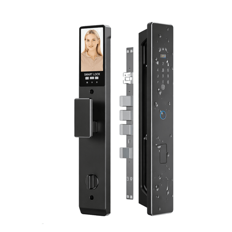 Westa Smart Locks & Digital Access Westa 100-User Waterproof Smart Door Lock with 3D Face Recognition, Fingerprint Unlock & Video Intercom for Chinese Style Doors - WHC31-6068
