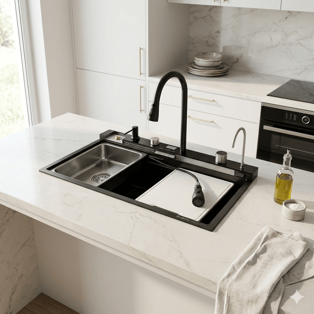Westa Kitchen Sink Westa 5 Key Multi-Function Smart Sink - EVS-03