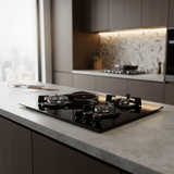 Westa Kitchen Appliances Westa 60cm 3 Gas + 1 Electric Combined Hob Round Design - T600-G21E1