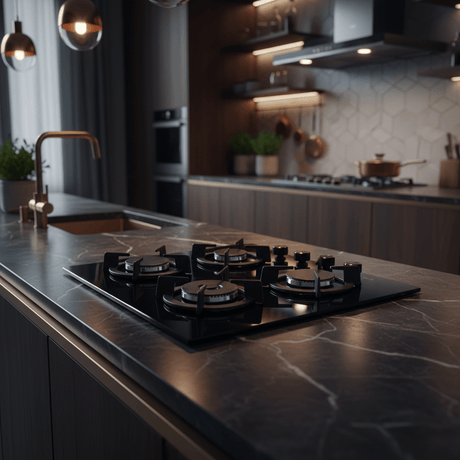 Westa Kitchen Appliances Westa 60cm 4 Burner Gas Stove With Hob Round Design - T600-G21