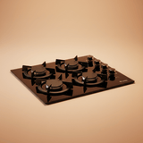 Westa Kitchen Appliances Westa 60cm 4 Burner Gas Stove With Hob Round Design - T600-G21