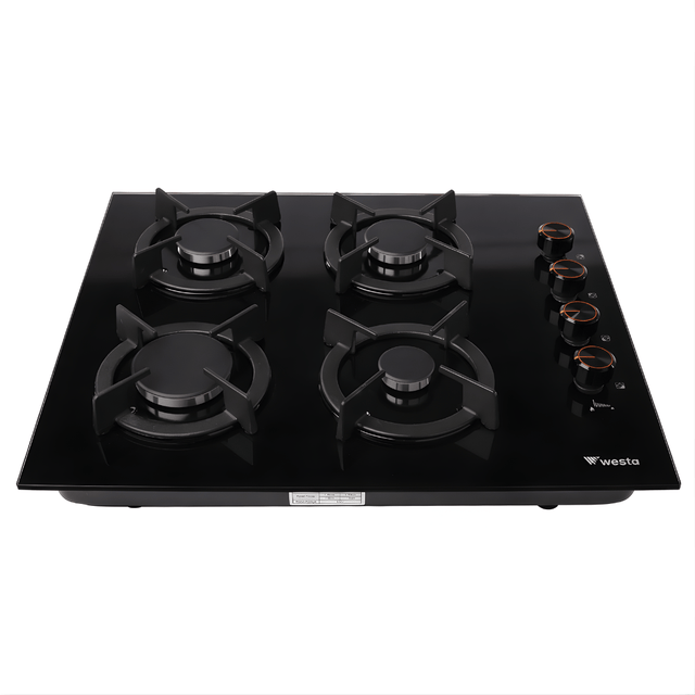 Westa Kitchen Appliances Westa 60cm 4 Burner Gas Stove With Hob Round Design - T600-G21