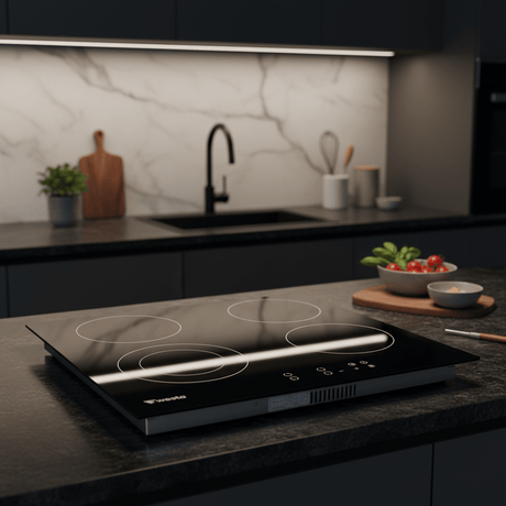 Westa Kitchen Appliances Westa 60cm 4 Zone Ceramic Electric Hob - T600-GC01