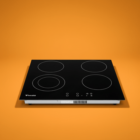 Westa Kitchen Appliances Westa 60cm 4 Zone Ceramic Electric Hob - T600-GC01