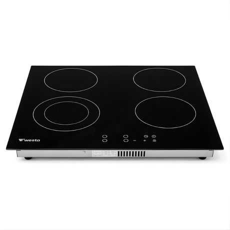 Westa Kitchen Appliances Westa 60cm 4 Zone Ceramic Electric Hob - T600-GC01