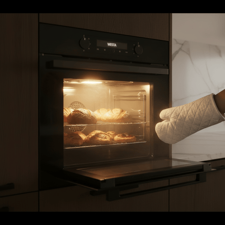 Westa Home Accessories Westa 60cm Black Manual Microwave Oven - MFA 604 BL
