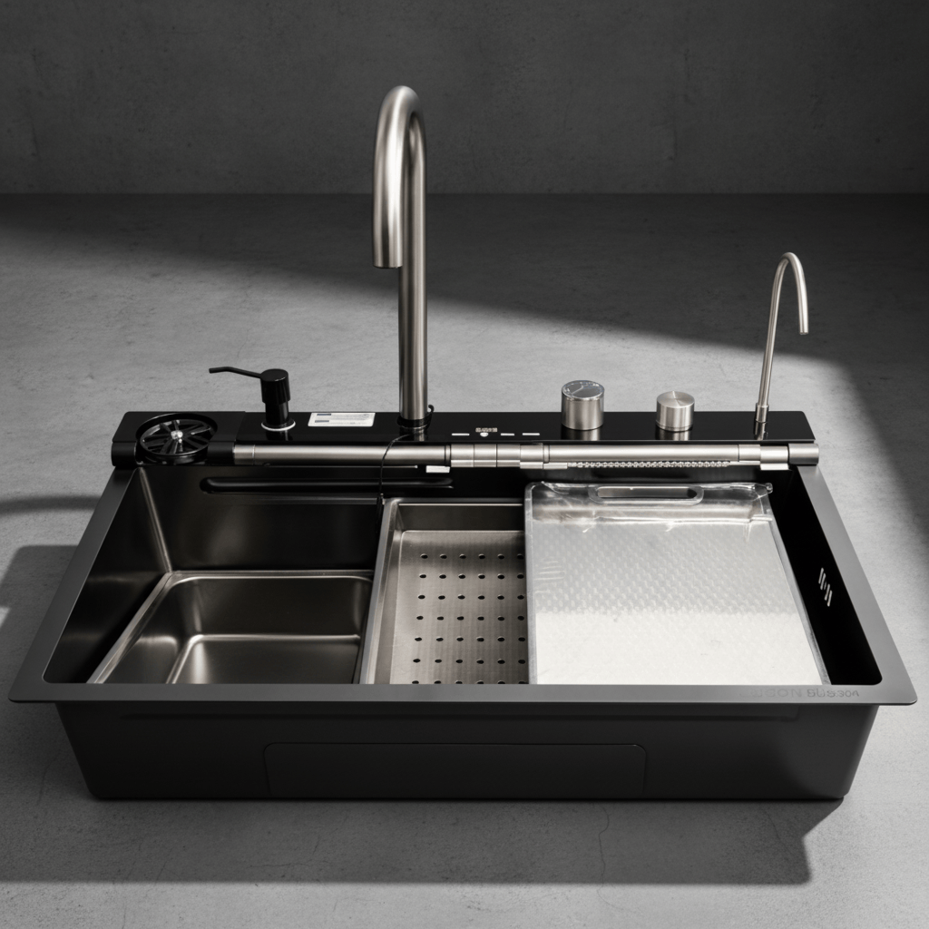 Westa Kitchen Sink Westa 7 Key Multi-Function Smart Sink - EVS-04-1