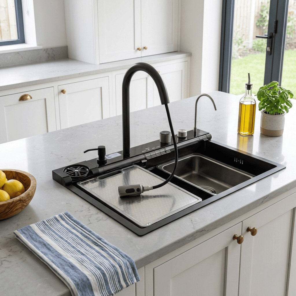 Westa Kitchen Sink Westa 7 Key Multi-Function Smart Sink - EVS-4