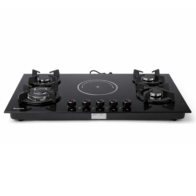 Westa Kitchen Appliances Westa 90cm 4 Gas + 1 Electric Combined Hob - T900-G12