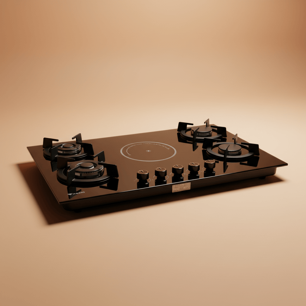 Westa Kitchen Appliances Westa 90cm 4 Gas + 1 Electric Combined Hob - T900-G12