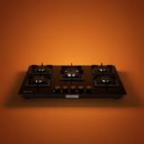 Westa Kitchen Appliances Westa 90cm 5 Burner Gas Hob Square Design - T900-F11
